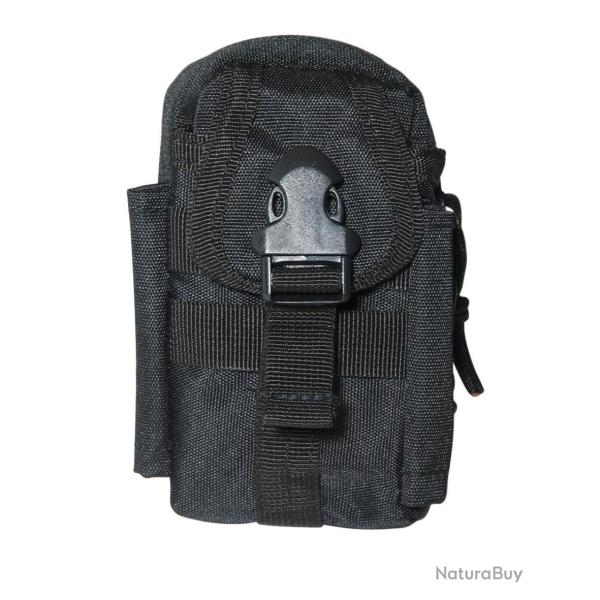 Pochette multi-usages Mil-Tec en polyester enduit PVC 13 � 8,5 � 5 cm - Noir