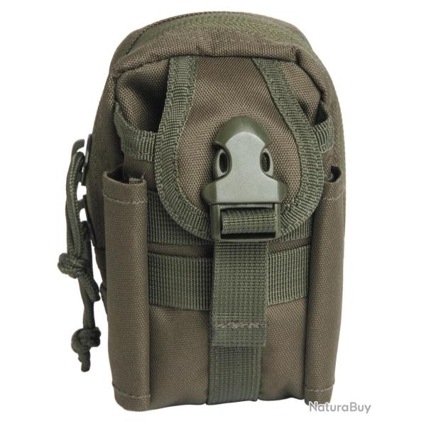 Pochette multi-usages Mil-Tec en polyester enduit PVC 13 � 8,5 � 5 cm - Vert olive
