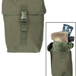 Pochette multi-usages Mil-Tec en polyester enduit PVC 16 &times; 10 &times; 21 cm - Vert olive