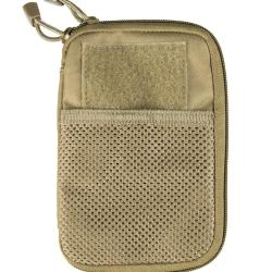 Pochette porte-documents MOLLE Mil-Tec &agrave; dos rembourr&eacute; - Coyote