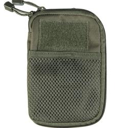 Pochette porte-documents MOLLE Mil-Tec &agrave; dos rembourr&eacute; - Vert olive
