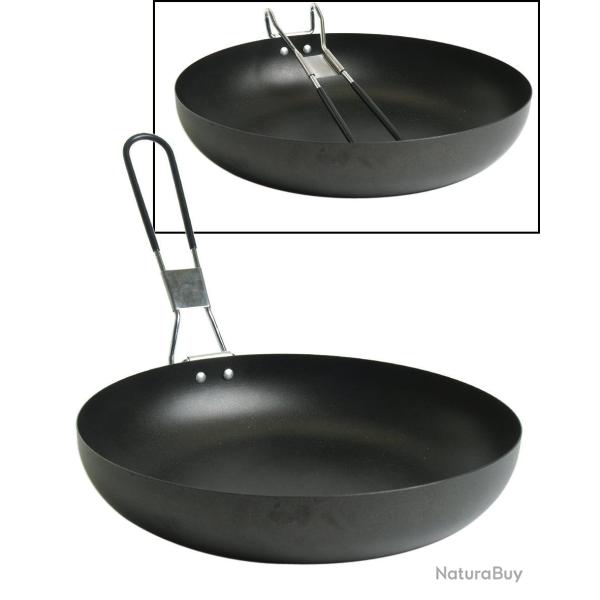 Po�le de camping Mil-Tec en acier � rev�tement antiadh�sif - Autre