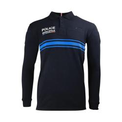 Polo de service manches longues GK Professional pour tenue - Marine / XS