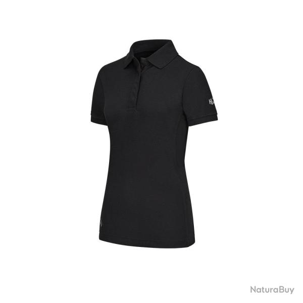 Polo femme Haix Flextreme coton polyester col � boutons - Noir / L