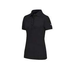 Polo femme Haix Flextreme coton polyester col &agrave; boutons - Noir / 4XL