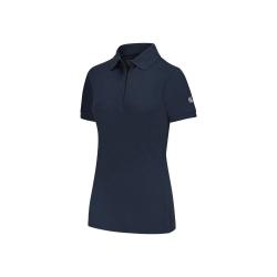 Polo femme Haix Flextreme coton polyester col &agrave; boutons - Bleu marine / 3XL