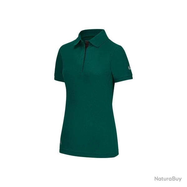 Polo femme Haix Flextreme coton polyester col � boutons - Vert / XS