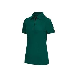 Polo femme Haix Flextreme coton polyester col &agrave; boutons - Vert / 4XL