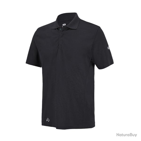 Polo Haix Flextreme Pro coton polyester et lyocell r�gulation - Noir / M