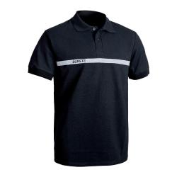 Polo S&eacute;curit&eacute; A10 Equipment S&Eacute;CU-ONE S&ucirc;ret&eacute; en 100 % coton - Noir / XS