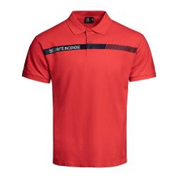 Polo tactique A10 Equipment S&Eacute;CU-ONE S&Eacute;CURIT&Eacute; INCENDIE - Rouge / 2XL
