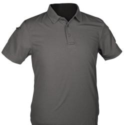 Polo tactique Mil-Tec &agrave; s&eacute;chage rapide en polyester - Gris / XL