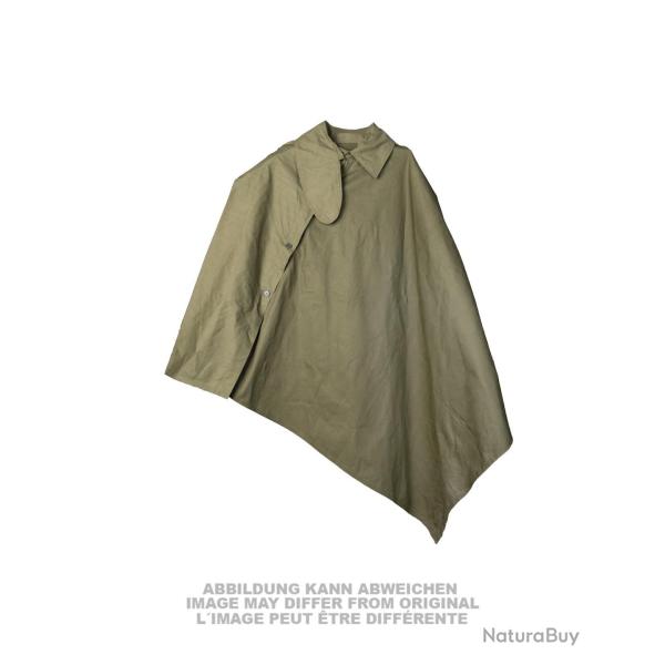 Poncho de pluie d'occasion - Vert olive