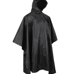 Poncho Mil-Tec Basic en polyester ripstop enduit 207 x 141 cm - Noir