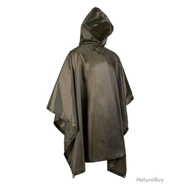 Poncho Mil-Tec Basic en polyester ripstop enduit 207 x 141 cm - Vert olive