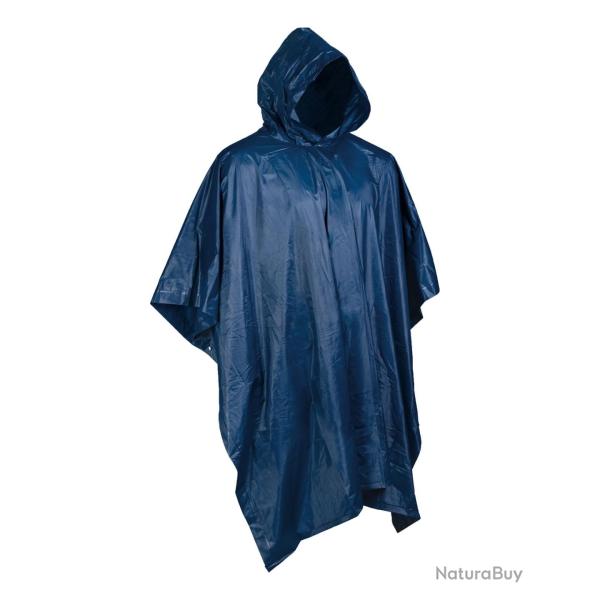Poncho Mil-Tec en PVC 0,15 mm de 203 x 127 cm et 300 g - Bleu