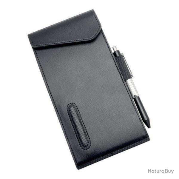 Porte-carnet T.A GK Pro Copland cuir synth�tique clip 50 mm - Noir