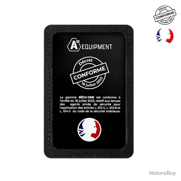 Porte-carte FDO A10 Equipment auto-agrippant S�CU-ONE L. - Noir