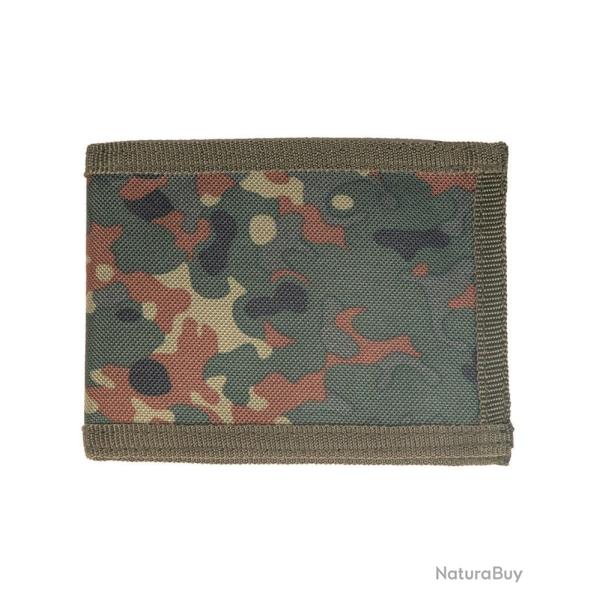 Porte-carte FDO Mil-Tec en polyester enduit PVC 14 x 10 cm - Flecktarn