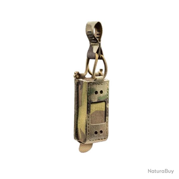 Porte-chargeur 9 mm Fast Pistol Frog Pro � r�tention �lastique - Multicam