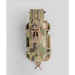 Porte-chargeur 9 mm GK Dutycall sur platine MOLLE - Multicam