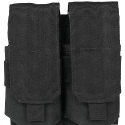 Porte-chargeur double Mil-Tec pour M4 et M16 16 x 5 x 17 cm - Noir