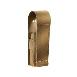 Porte-chargeur pistolet Frog Pro &agrave; rabat sans boucle en LAHYCO - Coyote