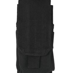 Porte-chargeur simple 5.56 mm M4 M16 Mil-Tec en polyester - Noir