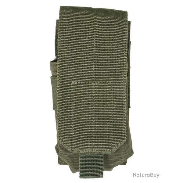 Porte-chargeur simple 5.56 mm M4 M16 Mil-Tec en polyester - Vert olive