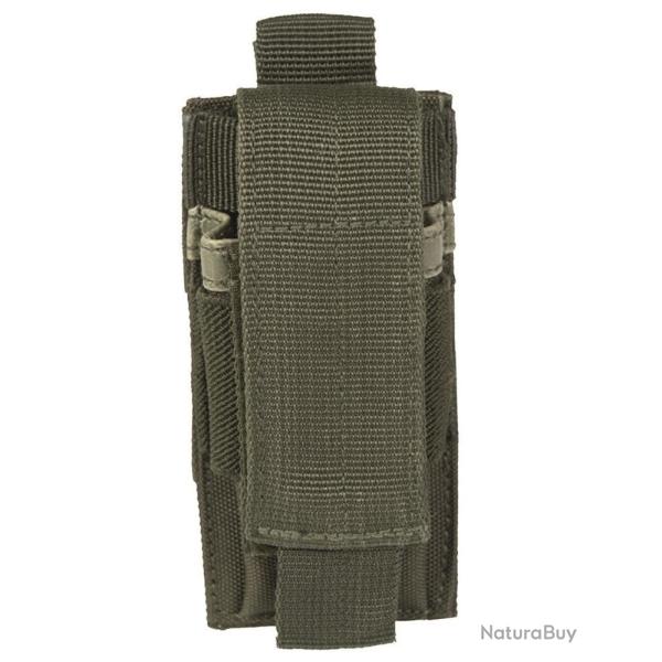 Porte-chargeur simple Mil-Tec pour pistolet polyester PVC - Vert olive