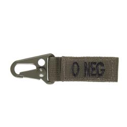 Porte-cl&eacute;s tactiques groupe sanguin 0 n&eacute;gatif Mil-Tec - Vert olive