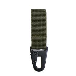 Porte-cl&eacute;s tactiques Mil-Tec en sangle polypropyl&egrave;ne - Vert olive