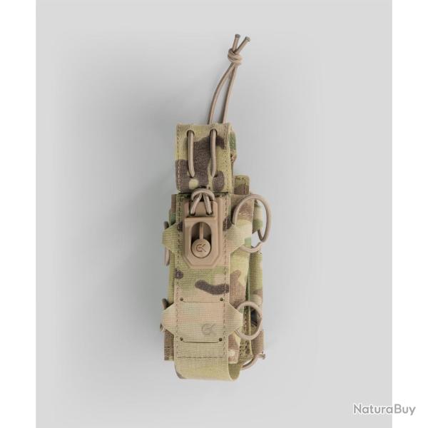 Porte-lampe GK Dutycall r�glable sur platine MOLLE - Multicam