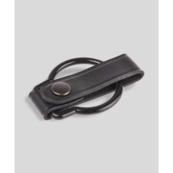 Porte-lampe GK Professional anneau cuir bouton pression laiton - Autre