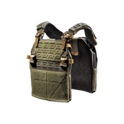 Porte-plaques HAWK Frog Pro avant et arri&egrave;re en LAHYCO - Ranger Green
