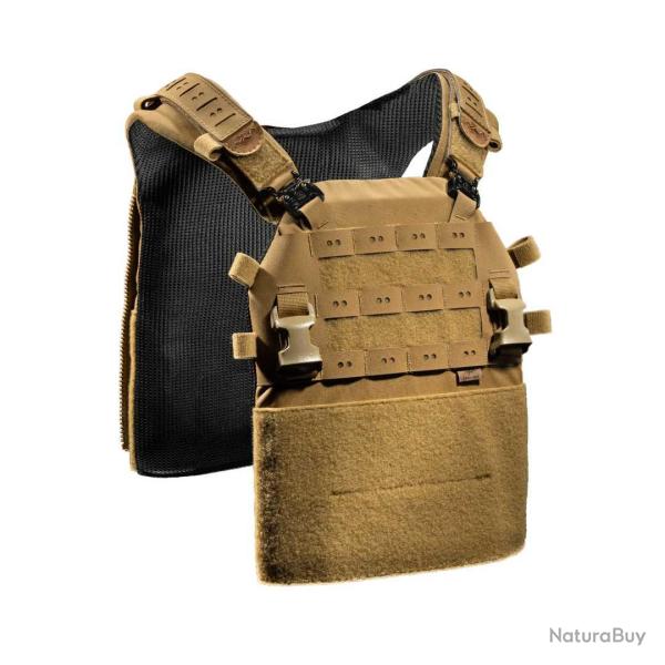 Porte-plaques Praetorian Frog Pro avant et arri�re � boucles - Coyote / LG