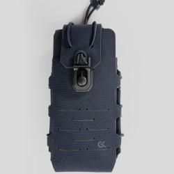 Porte-t&eacute;l&eacute;phone GK Dutycall &agrave; rabat sur platine MOLLE - Bleu Marine