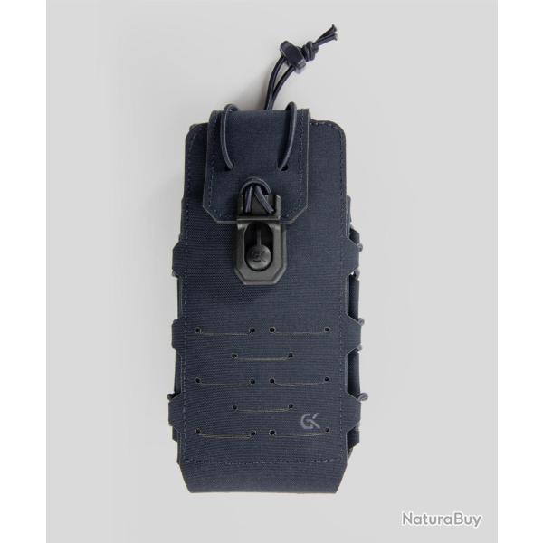 Porte-t�l�phone GK Dutycall � rabat sur platine MOLLE - Bleu Marine