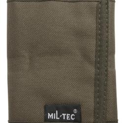 Portefeuille Mil-Tec en polyester enduit PVC 9 x 13 cm - Vert olive