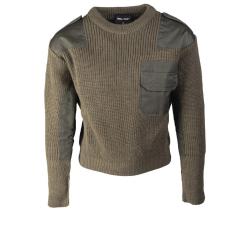 Pull enfant type combat Mil-Tec en acrylique 365 g - Vert olive / L