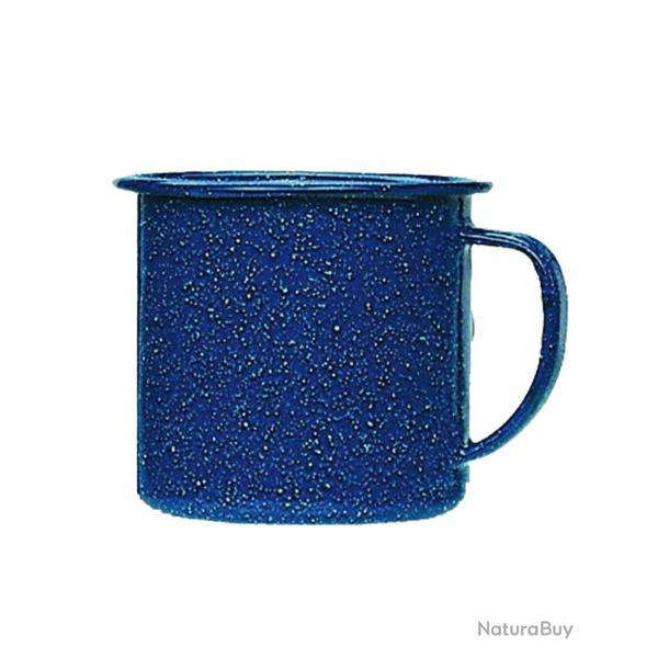 Quart �maill� Mil-Tec Western 350 ml hauteur 8 cm - Bleu