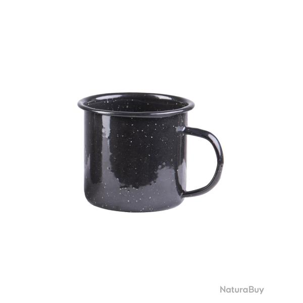 Quart �maill� Mil-Tec Western 350 ml hauteur 8 cm - Noir