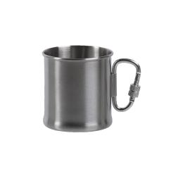 Quart Mil-Tec en acier inoxydable 250 ml avec anse mousqueton - Autre