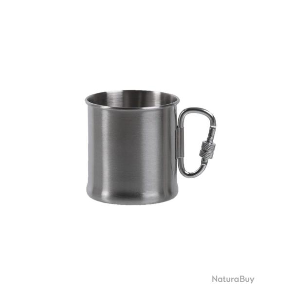 Quart Mil-Tec en acier inoxydable 250 ml avec anse mousqueton - Autre
