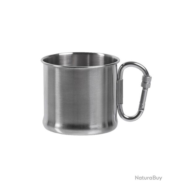 Quart Mil-Tec en acier inoxydable 500 ml avec anse mousqueton - Autre