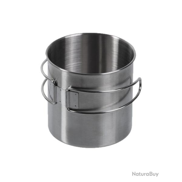 Quart Mil-Tec en acier inoxydable 800 ml anses rabattables - Autre