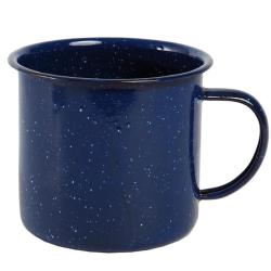 Quart Mil-Tec type Western en &eacute;mail 680 ml hauteur 10 cm - Bleu