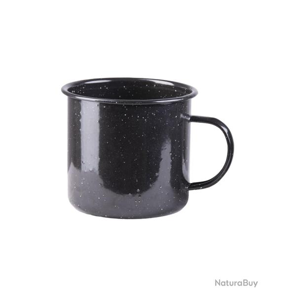 Quart Mil-Tec type Western en �mail 680 ml hauteur 10 cm - Noir