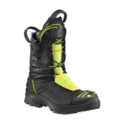 Rangers pompiers Haix FIRE EAGLE 2.0 cuir 2,2 mm GORE-TEX - Noir / Jaune / 47 EU / 12 UK