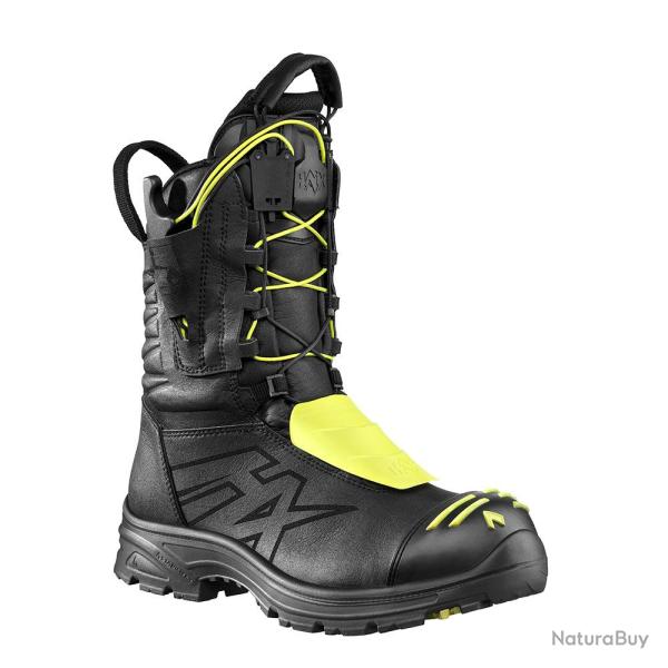 Rangers pompiers Haix FIRE EAGLE 2.0 EXG textile GORE-TEX - Noir / Jaune / 49 EU / 13.5 UK